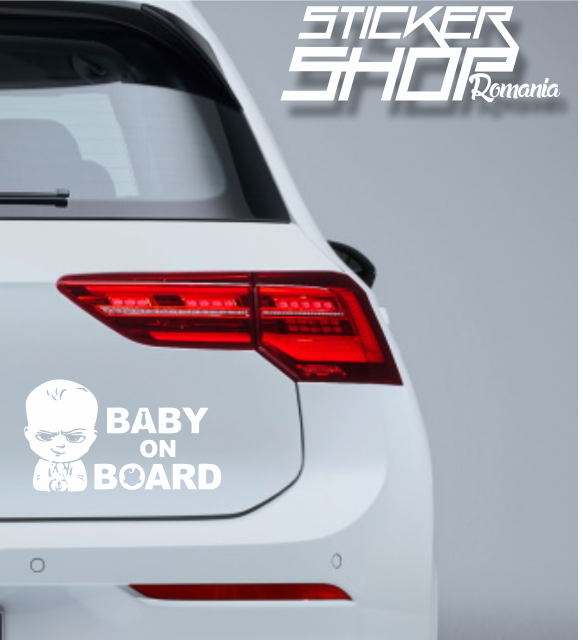 Sticker Baby on Board baiat 4