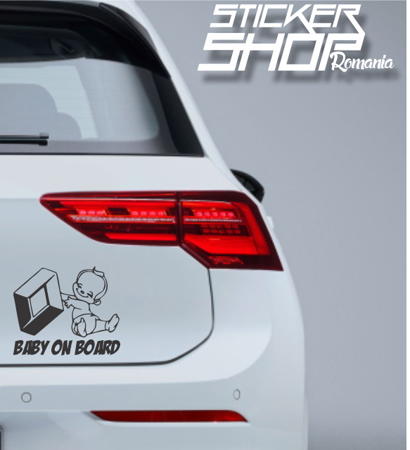 Sticker Baby on Board baiat renault