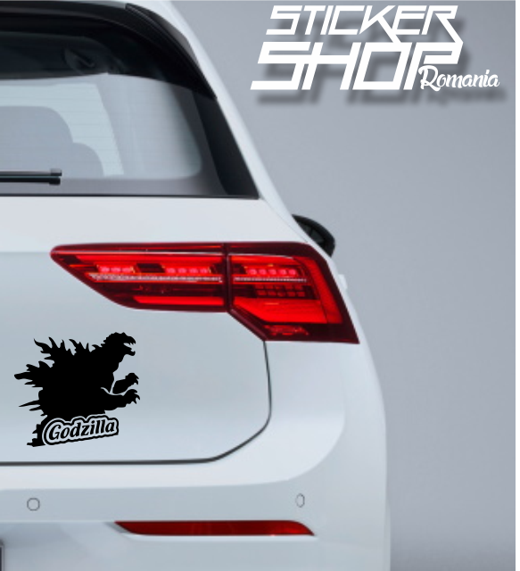 Sticker Godzilla JDM