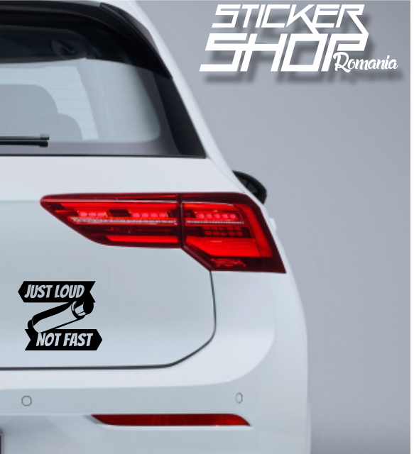Sticker Just lod not fast