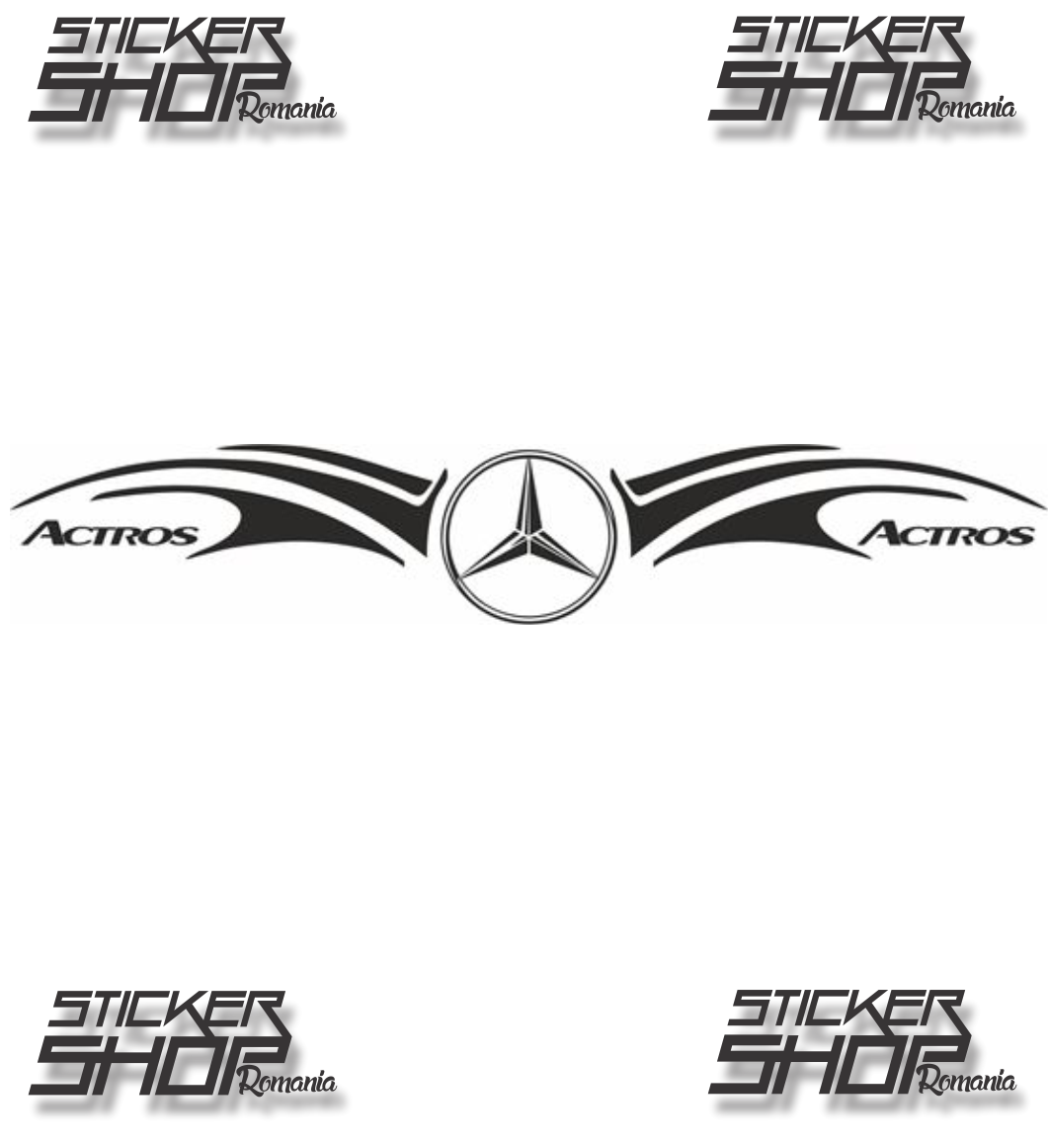 Sticker camion Mercedes Actros