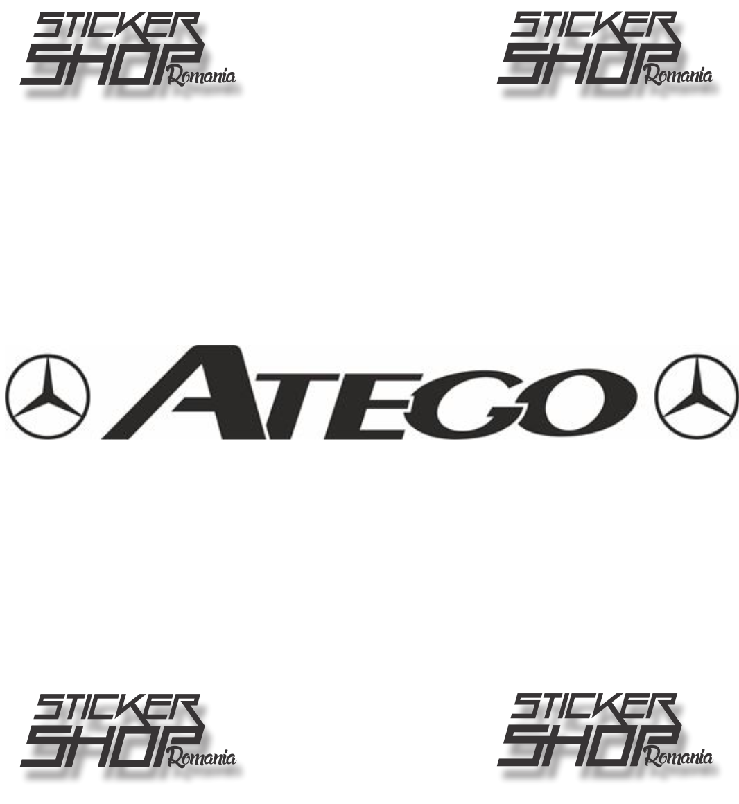 Sticker camion Mercedes Atego