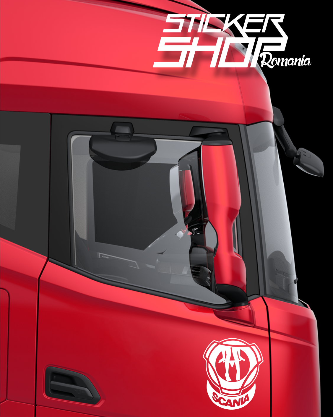 Sticker Scania drop down sexy