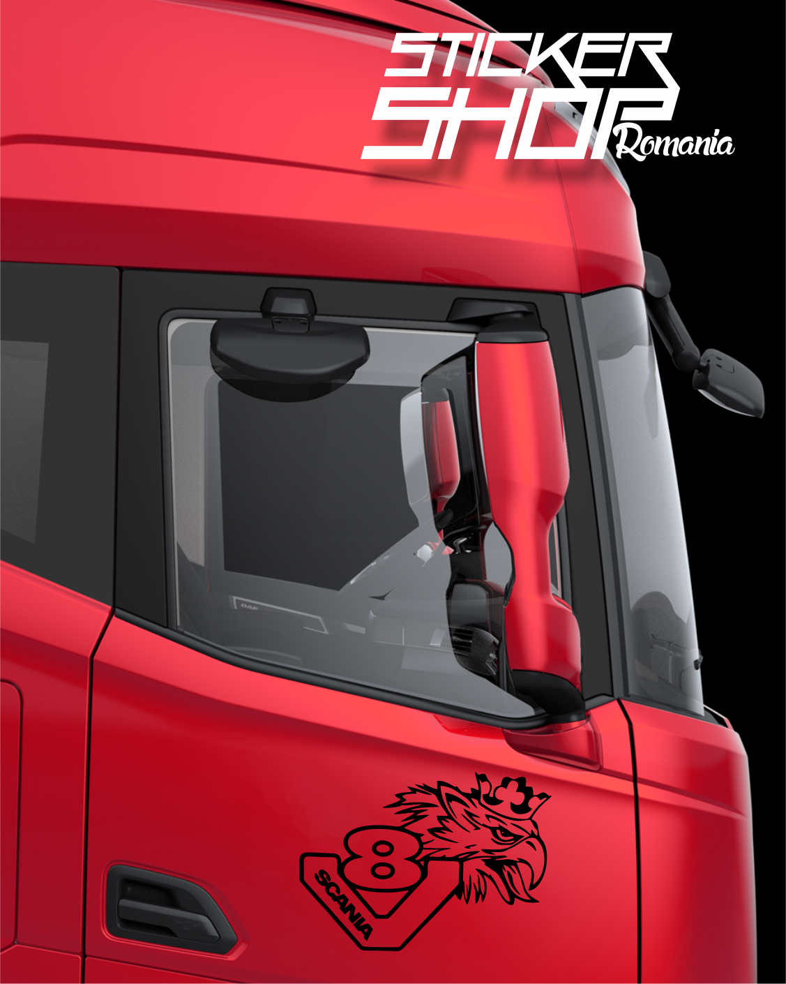 Sticker Scania V8 Vultur