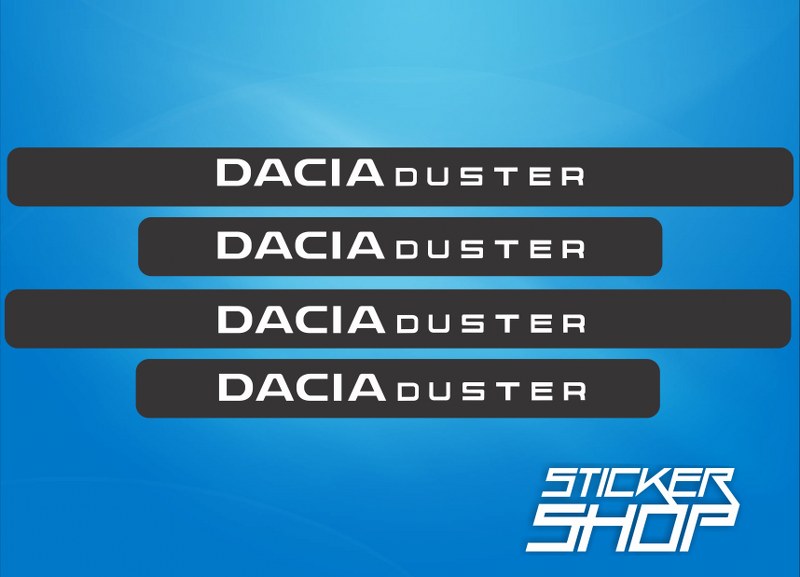 Set Sticker protectie prag Dacia duster