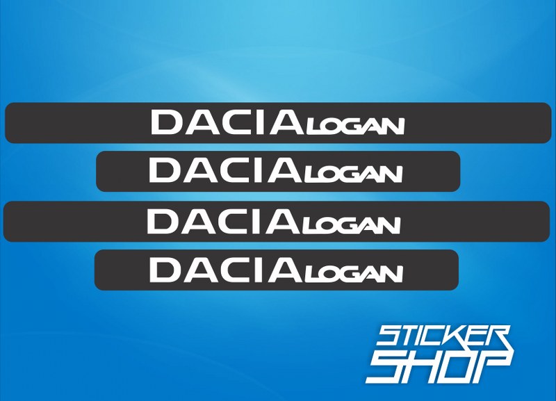 Set Sticker protectie prag Dacia Logan