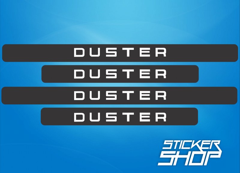 Set Sticker protectie prag Duster