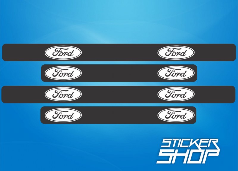 Set Sticker protectie prag Ford
