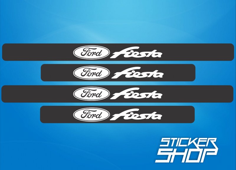 Set Sticker protectie prag Ford Fiesta