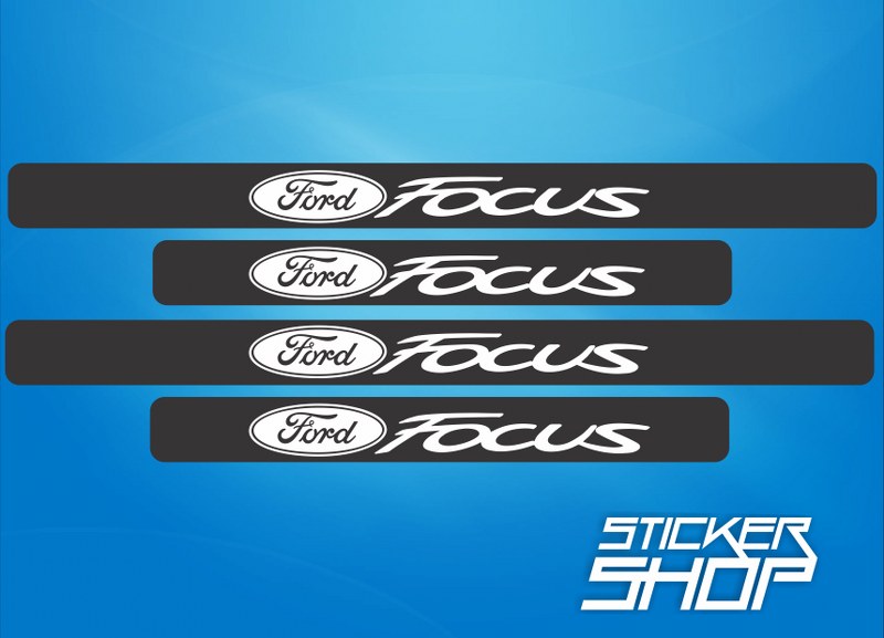 Set Sticker protectie prag Ford Focus