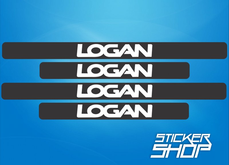Set Sticker protectie prag Logan