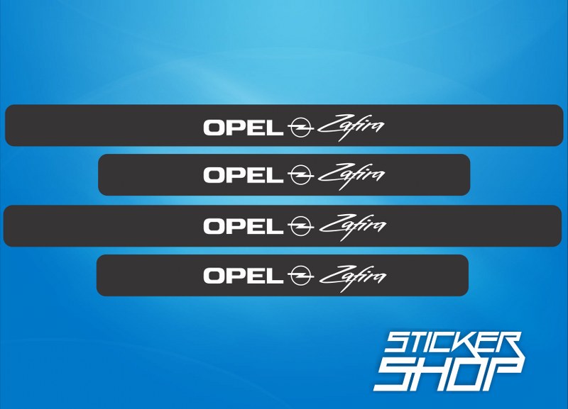 Set Sticker protectie prag Opel Zafira