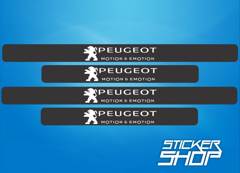 Set Sticker protectie prag Peugeot motion