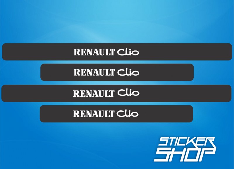 Set Sticker protectie prag Renault Clio