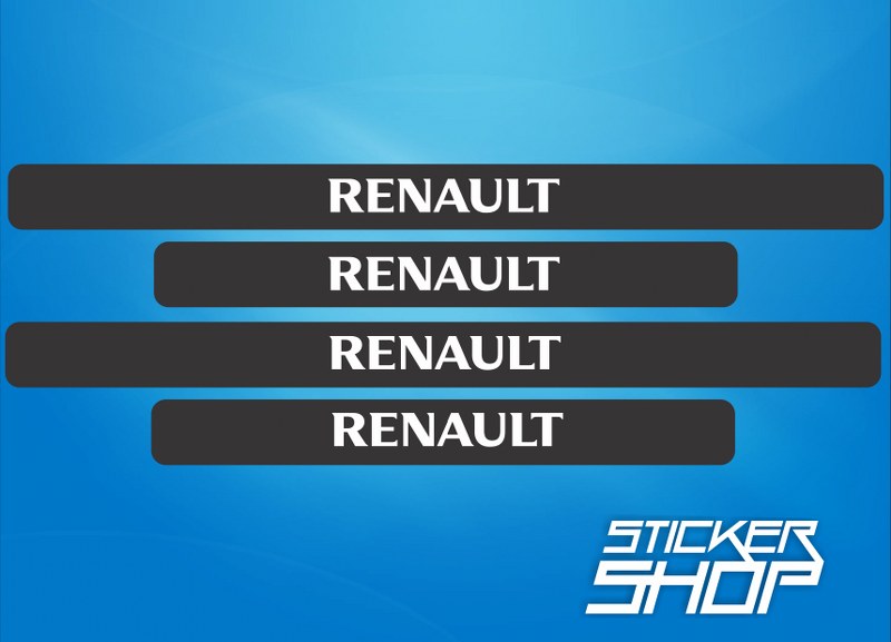 Set Sticker protectie prag Renault