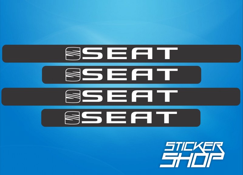 Set Sticker protectie prag Seat