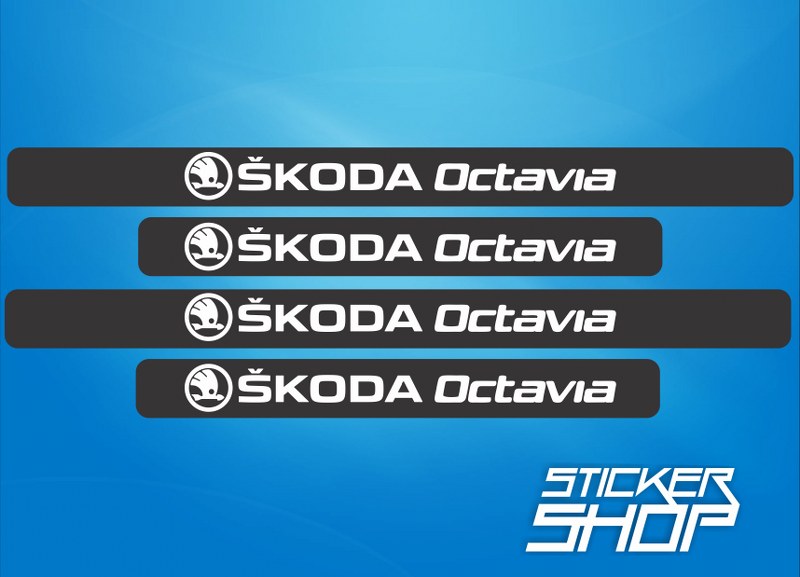 Set Sticker protectie prag Skoda Octavia