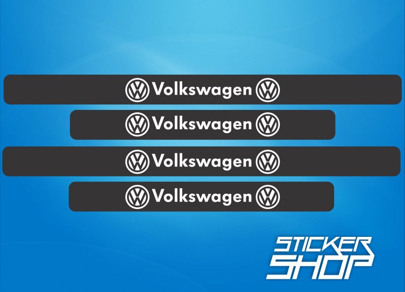 Set Sticker protectie prag Volkswagen
