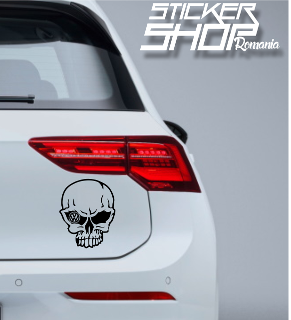 Sticker VW Volkswagen craniu