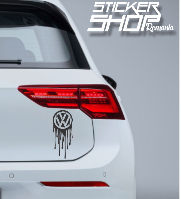 Sticker VW Volkswagen curge vopsea