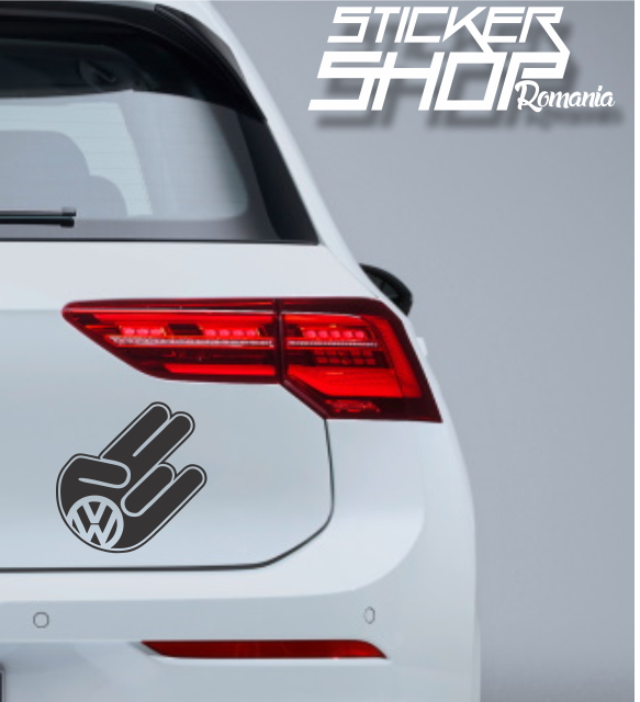 Sticker VW Volkswagen fingers