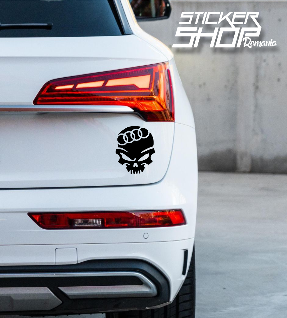 Sticker Audi Craniu