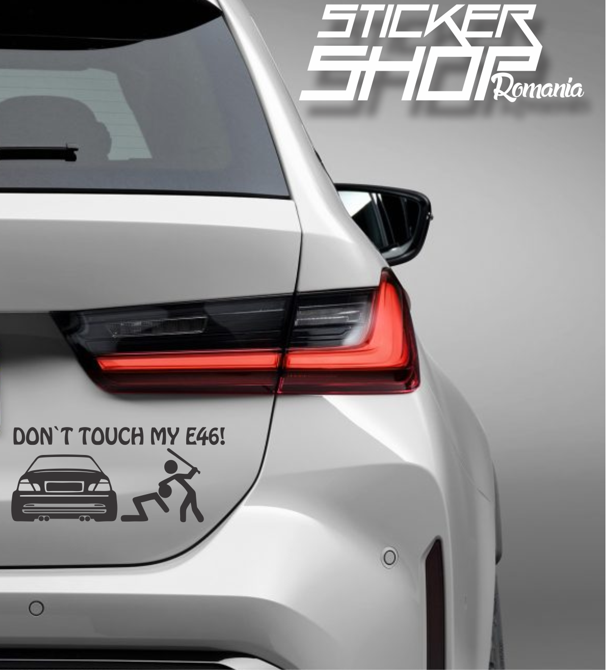 Sticker BMW Dont touch my e46