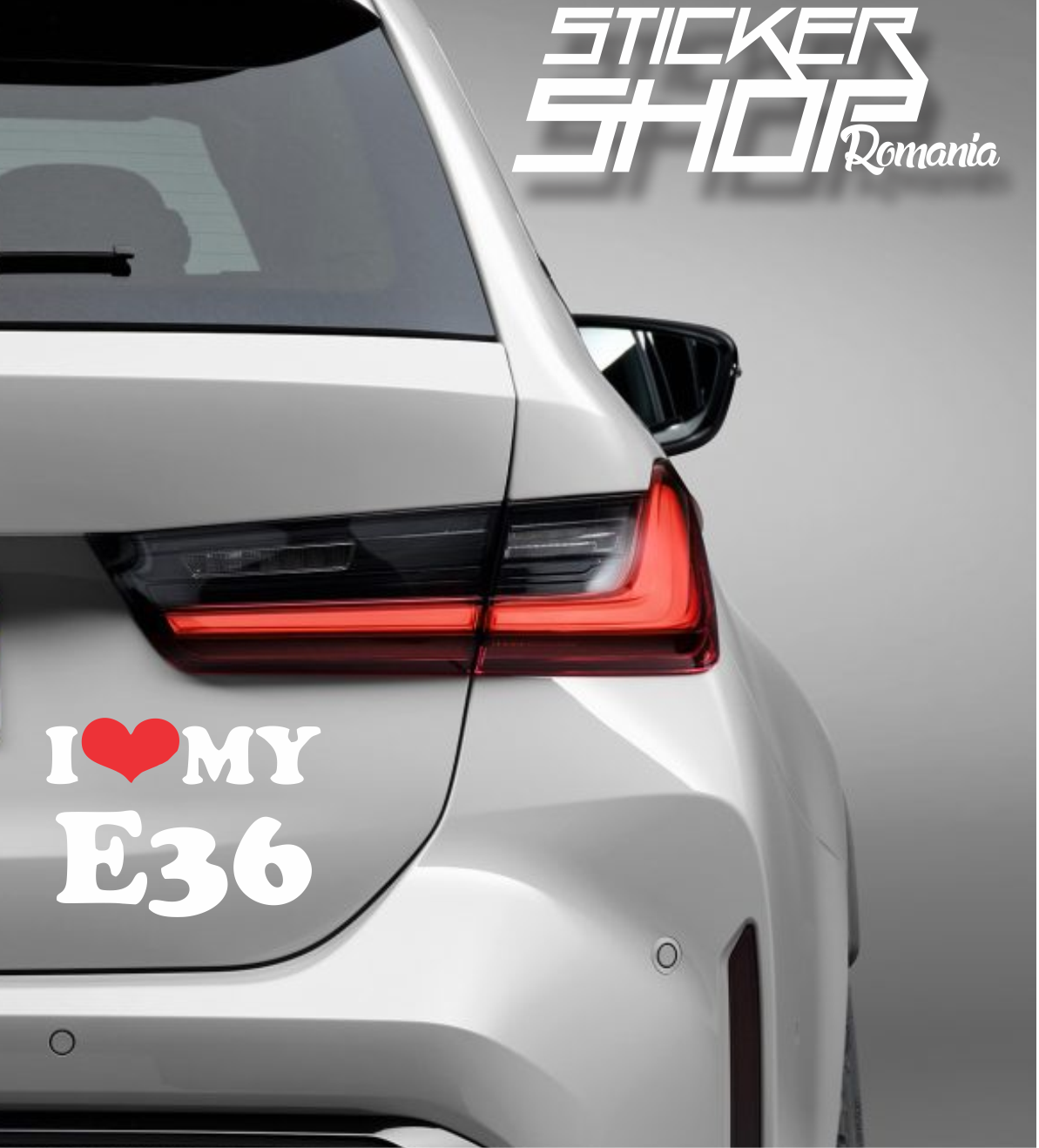 Sticker BMW I love my e36