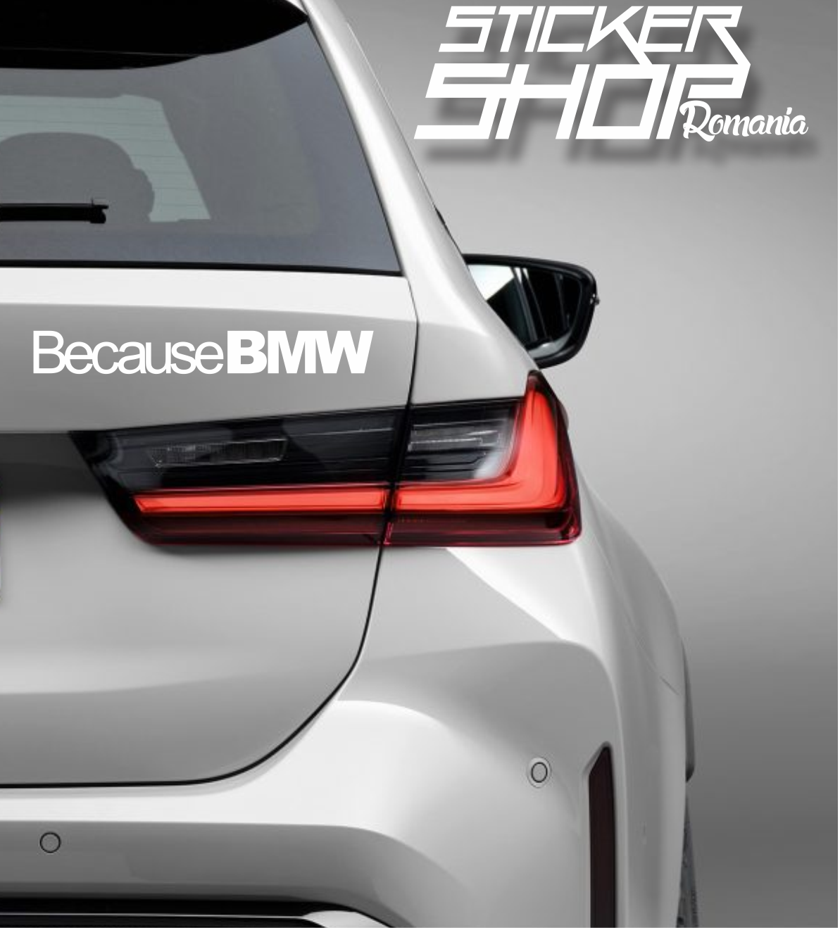 Sticker Because BMW