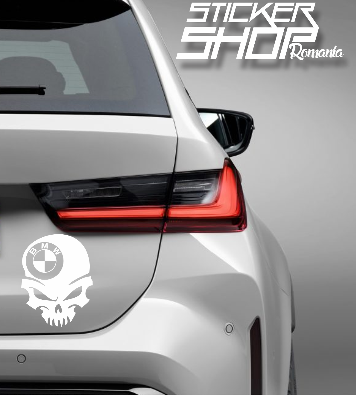 Sticker Craniu BMW