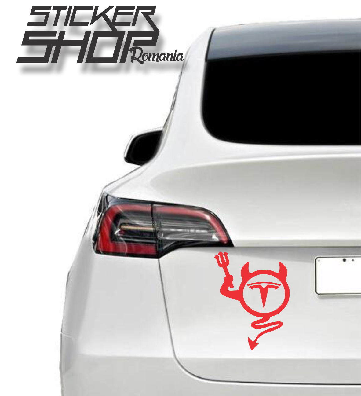 Sticker Diavol Tesla