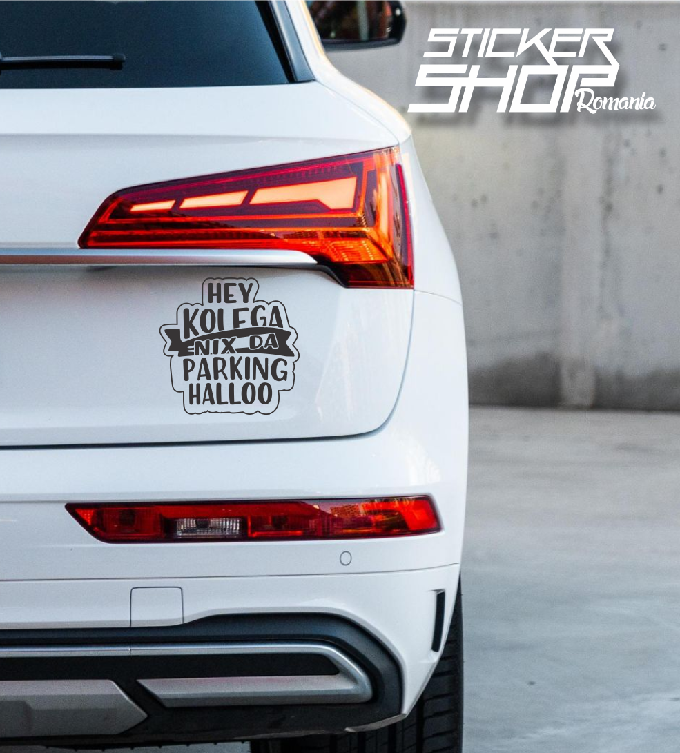 Sticker Hey colega nix da parking
