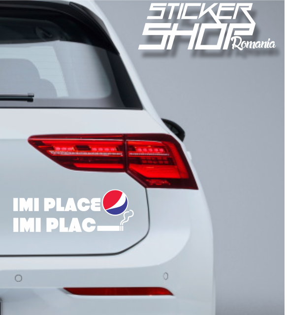 Sticker Imi place pepsi imi plac tigarile