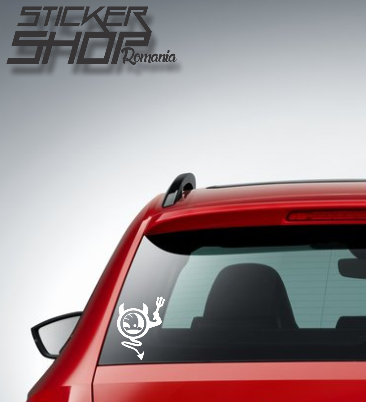 Sticker Skoda diavol