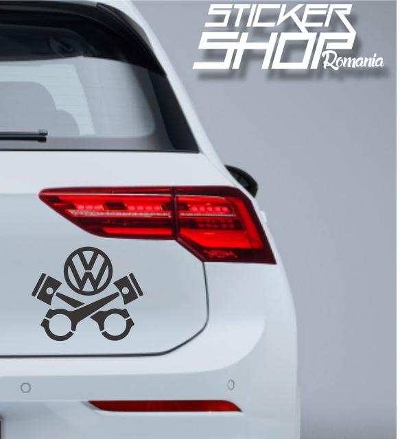Sticker VW Volkswagen Pistoane