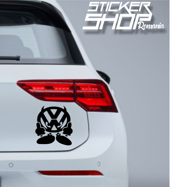 Sticker VW Volkswagen fuck you