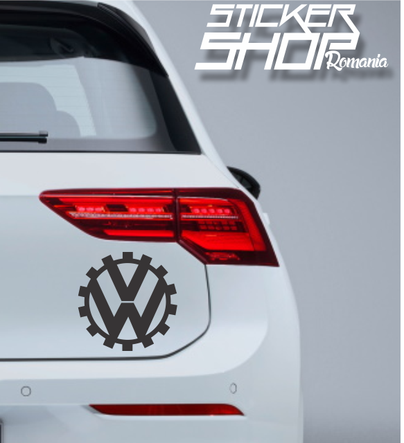 Sticker VW Volkswagen roata dintata