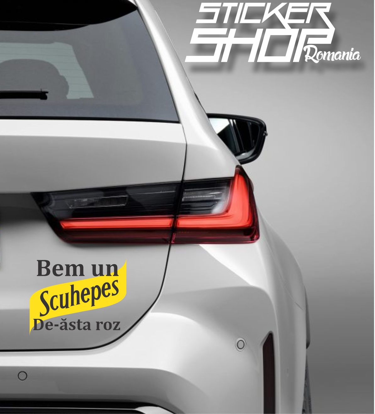 Sticker Bem un Scuhepes de-asta roz