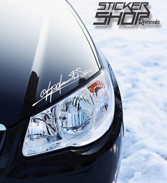 Sticker capota/far Semnatura