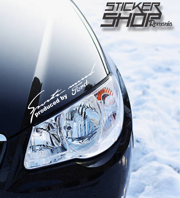 Sticker capota/far Sport mind Ford