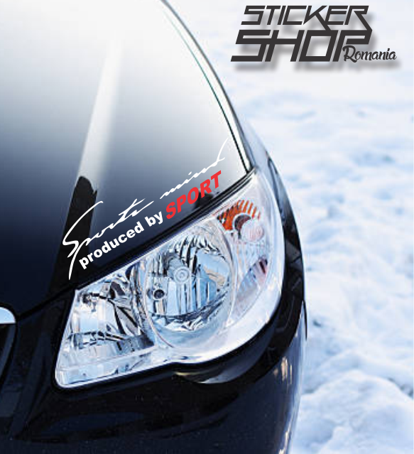 Sticker capota/far Sport mind Sport