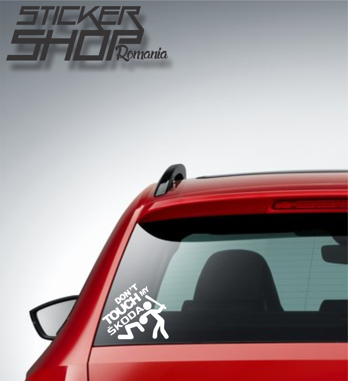 Sticker Dont touch my skoda