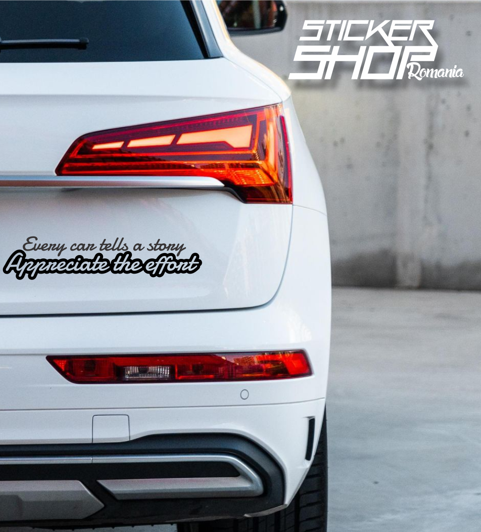 Sticker Every car tells a story