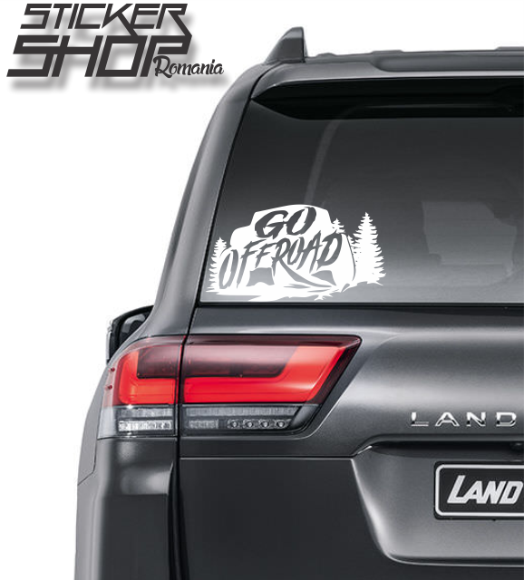 Sticker go offroad munte