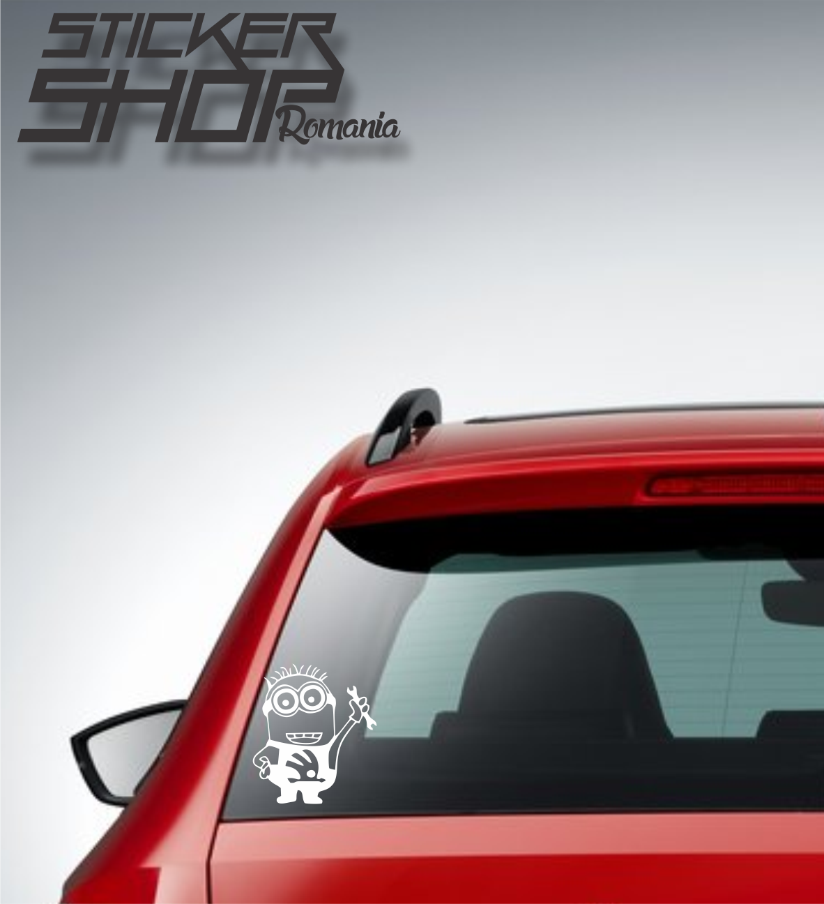 Sticker Minion Skoda