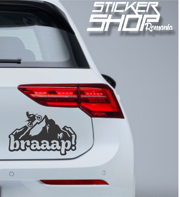 Sticker Enduro braaap