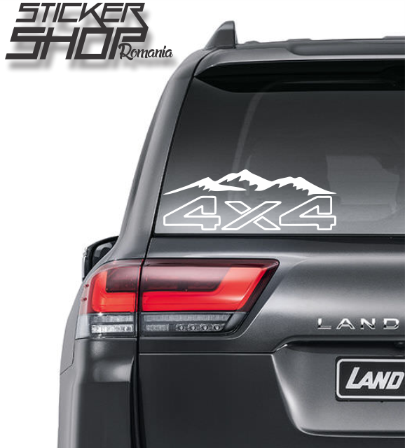 Sticker offroad 4x4 munti