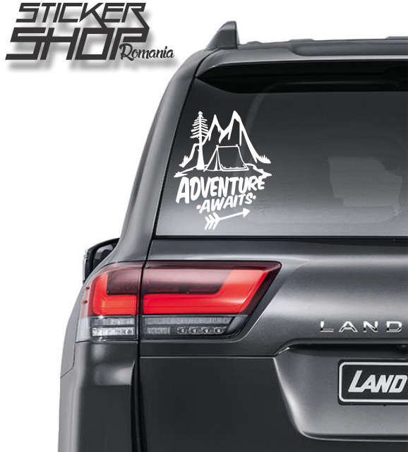 Sticker offroad adventure awaits
