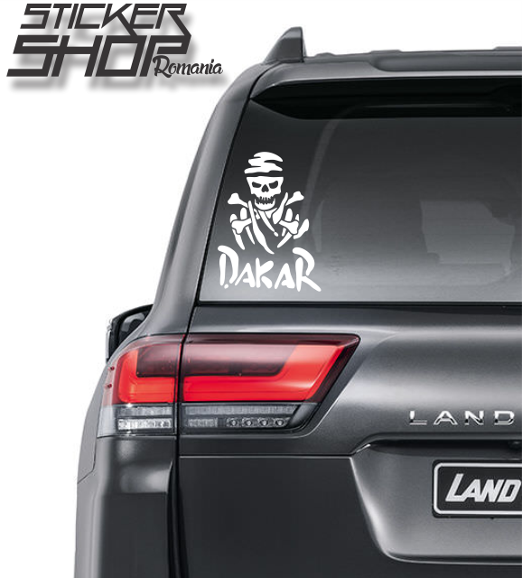Sticker offroad dakar schelet