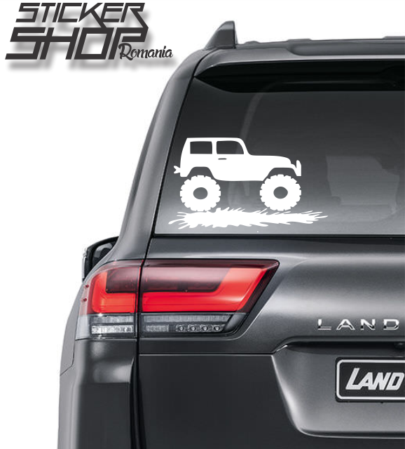 Sticker offroad masina 1